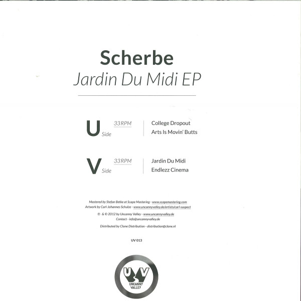 Scherbe - Jardin Du Midi EP | Uncanny Valley (UV 013) - 2