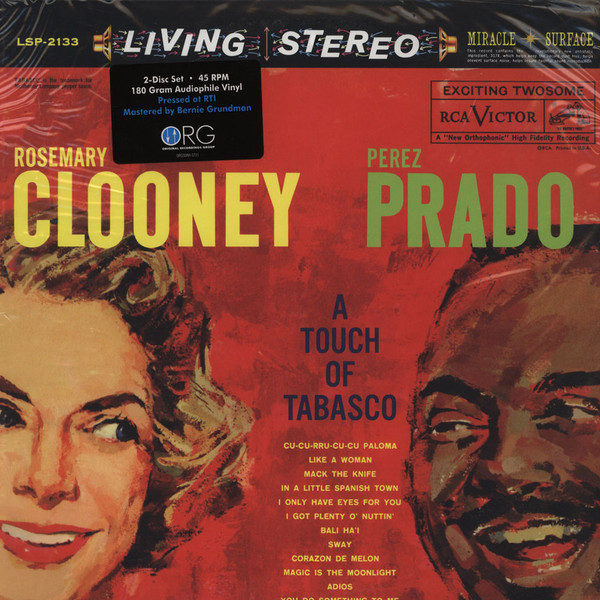 Rosemary Clooney  &  Perez Prado - A Touch Of Tabasco | Original Recordings Group (ORG 132)