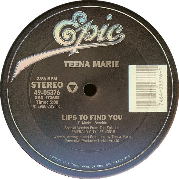 Teena Marie - Lips To Find You | Epic (49-05376) - 3 Teena Marie - Lips To Find You | Epic (49-05376) - 3