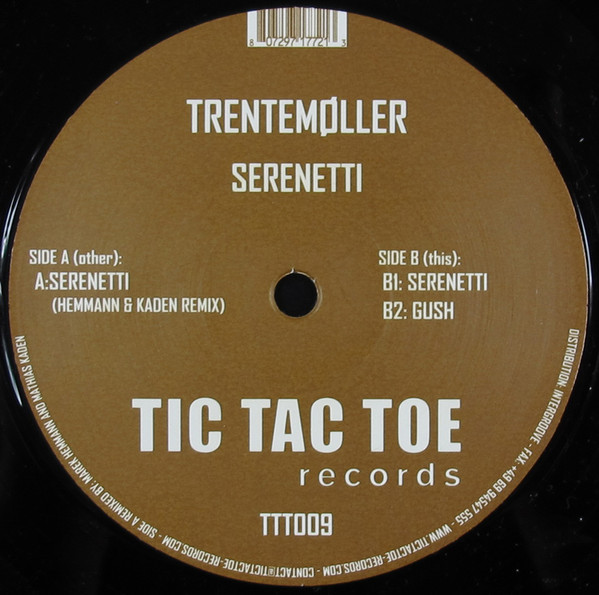Trentemøller - Serenetti | Tic Tac Toe Records (TTT009)