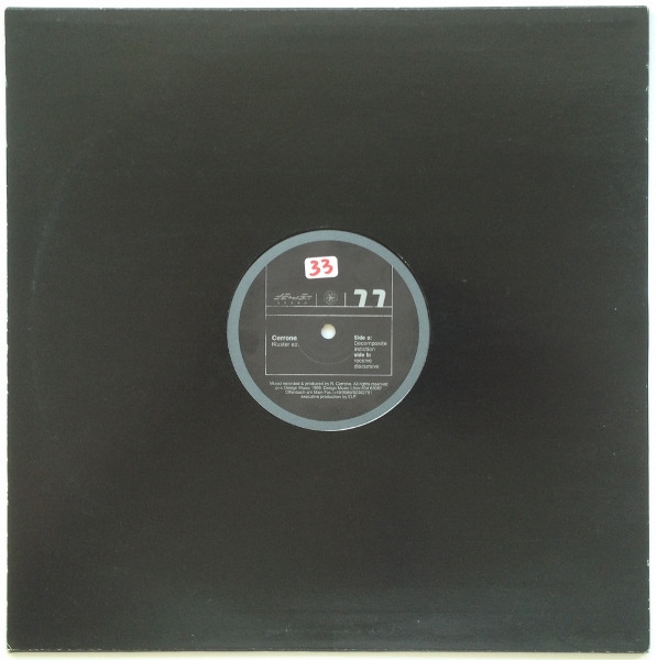 Rino Cerrone - Kluster EP. | Design Music (DES 11) - 3