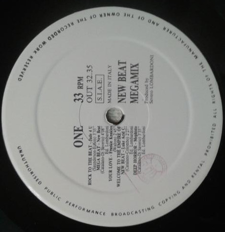 Various - New Beat Megamix | Out (OUT 3235) - 3
