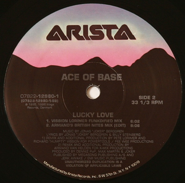 Ace Of Base - Lucky Love | Arista (07822-12980-1) - 4