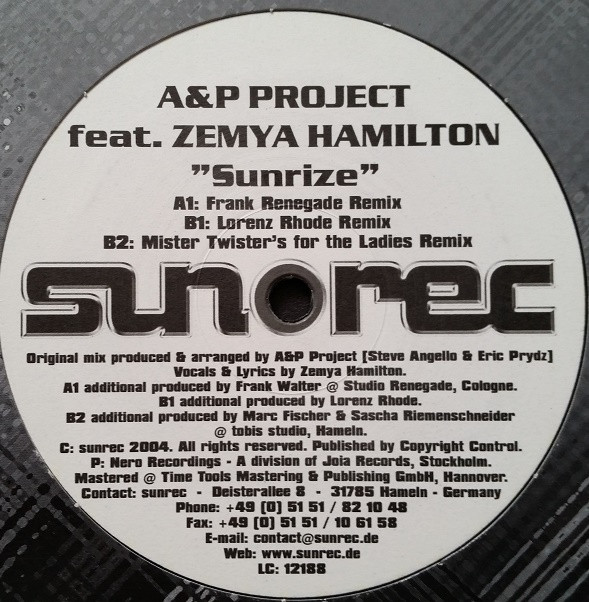 A&P Project - Sunrize (Remix) | Sunrec (sunrec022a) - 2 A&P Project - Sunrize (Remix) | Sunrec (sunrec022a) - 2