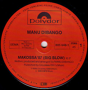 Manu Dibango - Makossa '87 (Big Blow) | Polydor (885 648-1) - 2