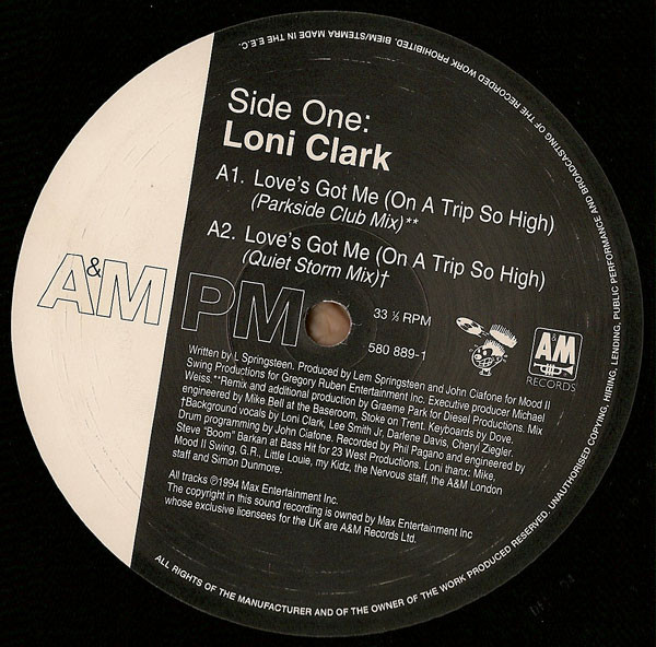 Loni Clark - Love's Got Me (On A Trip So High) | A&M PM (580 889-1) - 2 Loni Clark - Love's Got Me (On A Trip So High) | A&M PM (580 889-1) - 2