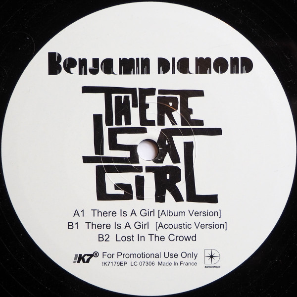 Benjamin Diamond - There Is A Girl | !K7 Records (!K7179EP) - main Benjamin Diamond - There Is A Girl | !K7 Records (!K7179EP) - main