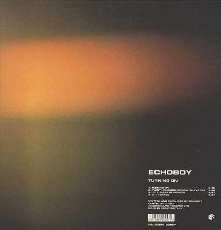 Echoboy - Turning On | Mute (12MUTE257)