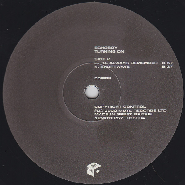 Echoboy - Turning On | Mute (12MUTE257) - 4