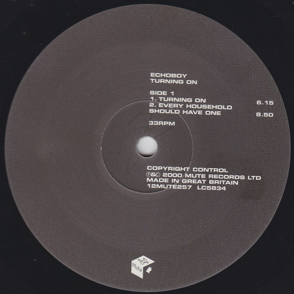 Echoboy - Turning On | Mute (12MUTE257) - 3