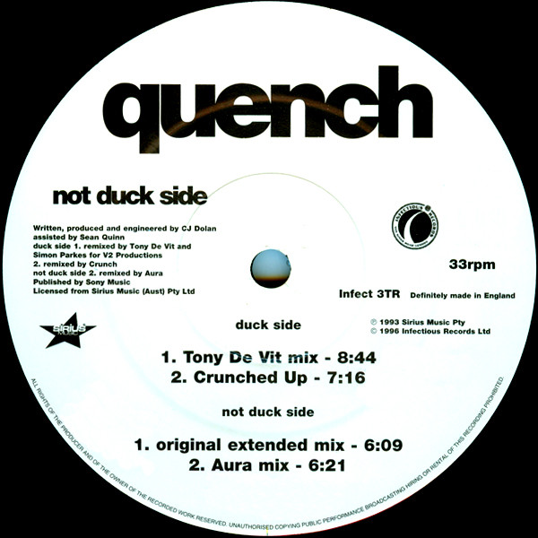 Quench - Dreams | Infectious Records (Infect 3TR) - 4