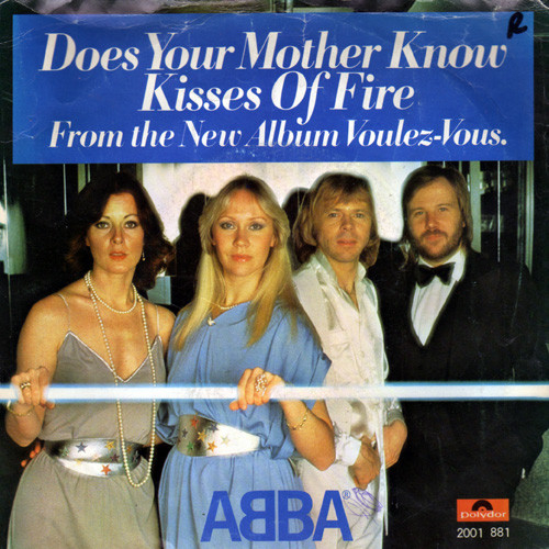 ABBA - Does Your Mother Know / Kisses Of Fire | Polydor (2001 881)