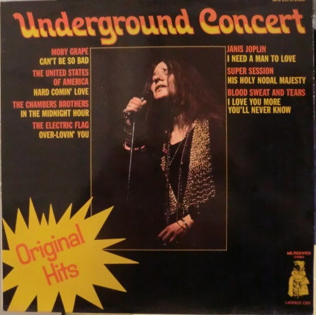 Various - Underground Concert | Mr. Pickwick (MPD 255) - main