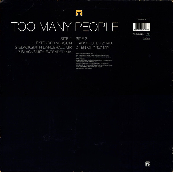 Pauline Henry - Too Many People | Sony Soho Square (659594 6) - 2 Pauline Henry - Too Many People | Sony Soho Square (659594 6) - 2