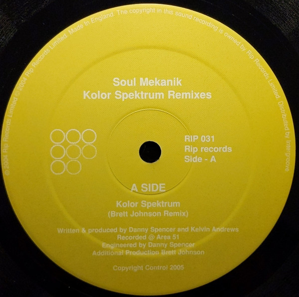 Soul Mekanik - Kolor Spektrum (Remixes) | Rip Records (RIP 031) - 3 Soul Mekanik - Kolor Spektrum (Remixes) | Rip Records (RIP 031) - 3