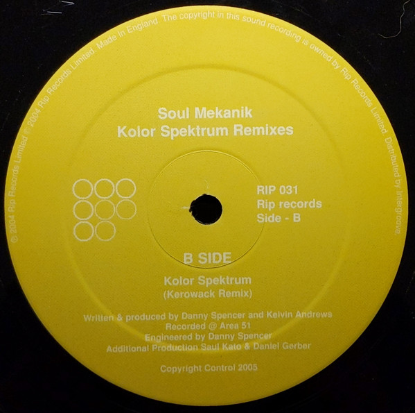 Soul Mekanik - Kolor Spektrum (Remixes) | Rip Records (RIP 031) - 4 Soul Mekanik - Kolor Spektrum (Remixes) | Rip Records (RIP 031) - 4