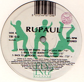 RuPaul - Back To My Roots / Supermodel | Tommy Boy (TBI 012) - main RuPaul - Back To My Roots / Supermodel | Tommy Boy (TBI 012) - main