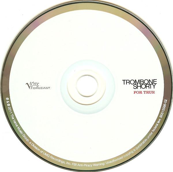 Trombone Shorty - For True | Verve Forecast (B0015586-02) - 3 Trombone Shorty - For True | Verve Forecast (B0015586-02) - 3