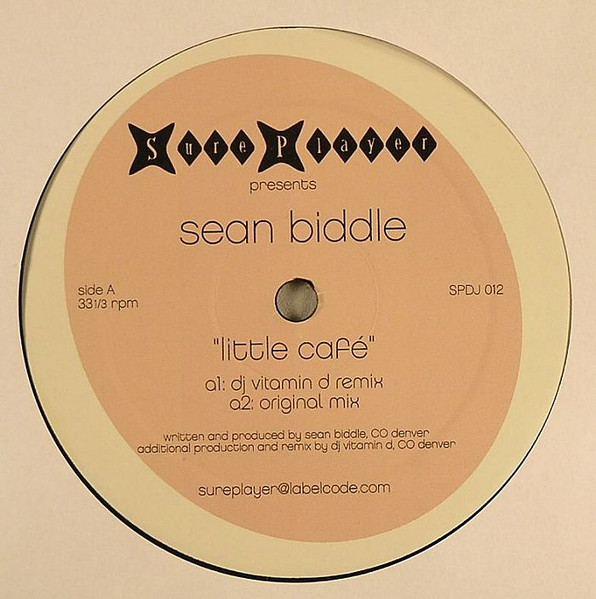 Sean Biddle - Little Café | Sure Player (SPDJ 012) - main Sean Biddle - Little Café | Sure Player (SPDJ 012) - main