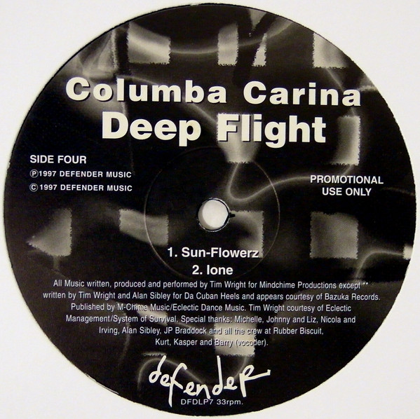 Columba Carina - Deep Flight | Defender Music (DFDLP7) - 4