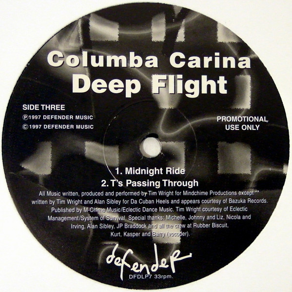 Columba Carina - Deep Flight | Defender Music (DFDLP7) - 3