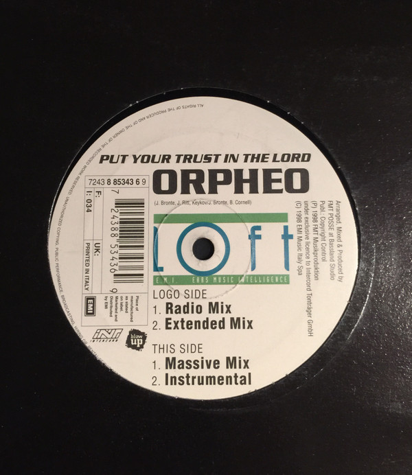 Orpheo - Put Your Trust In The Lord | EMI Music Italy S.p.a. (8 85343 6) - main Orpheo - Put Your Trust In The Lord | EMI Music Italy S.p.a. (8 85343 6) - main