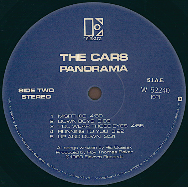 The Cars - Panorama | Elektra (W 52240) - 4