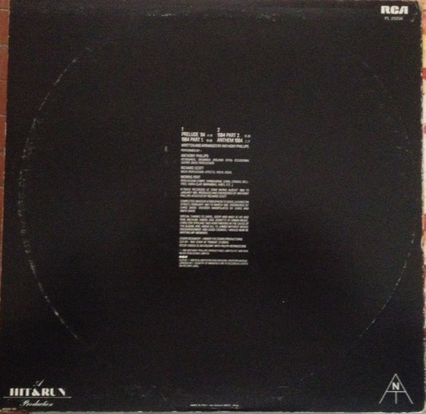 Anthony Phillips - 1984 | RCA (PL 25036) - 2