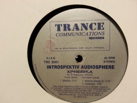 Introspektiv Audiosphere - Xpherika | Trance Communications Records (TRC 2001) - 3 Introspektiv Audiosphere - Xpherika | Trance Communications Records (TRC 2001) - 3