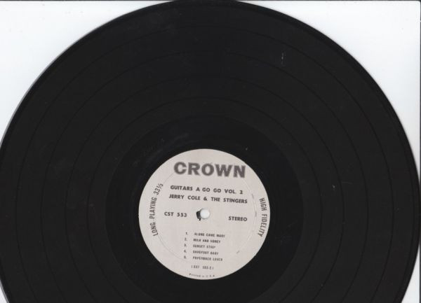 Jerry Cole & The Stingers - Guitars A Go Go Vol. 2 | Crown Records (CST 553) - 3 Jerry Cole & The Stingers - Guitars A Go Go Vol. 2 | Crown Records (CST 553) - 3