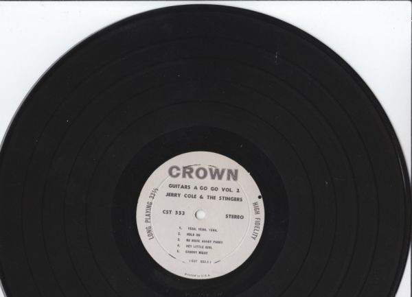 Jerry Cole & The Stingers - Guitars A Go Go Vol. 2 | Crown Records (CST 553) - 2 Jerry Cole & The Stingers - Guitars A Go Go Vol. 2 | Crown Records (CST 553) - 2
