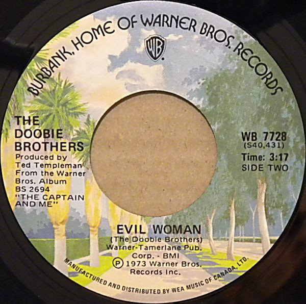 The Doobie Brothers - China Grove | Warner Bros. Records (WB 7728) - 2