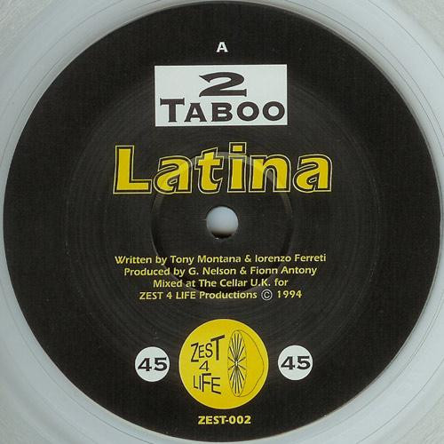 2 Taboo - Latina | Zest 4 Life (ZEST-002) - main