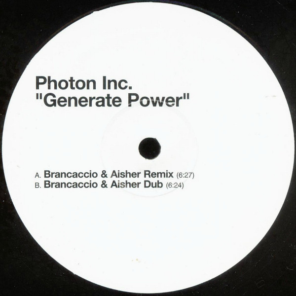 Photon Inc. - Generate Power | Strictly Rhythm (SRUK 1212X) - main Photon Inc. - Generate Power | Strictly Rhythm (SRUK 1212X) - main