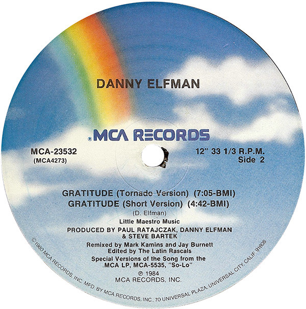 Danny Elfman - Gratitude | MCA Records (MCA-23532) - 4 Danny Elfman - Gratitude | MCA Records (MCA-23532) - 4