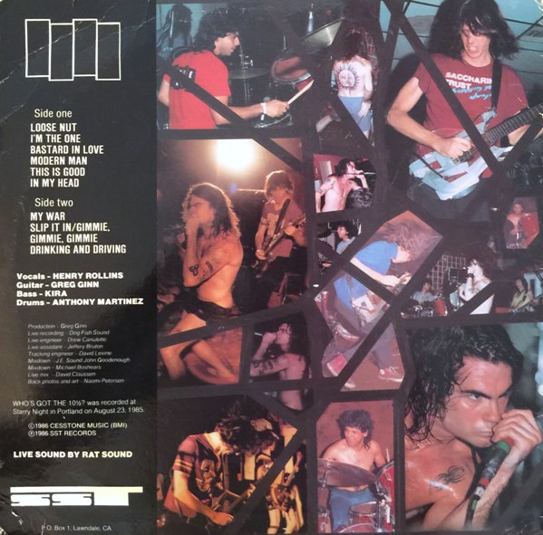 Black Flag - Who's Got The 10½? | SST Records (SST 060) - 2