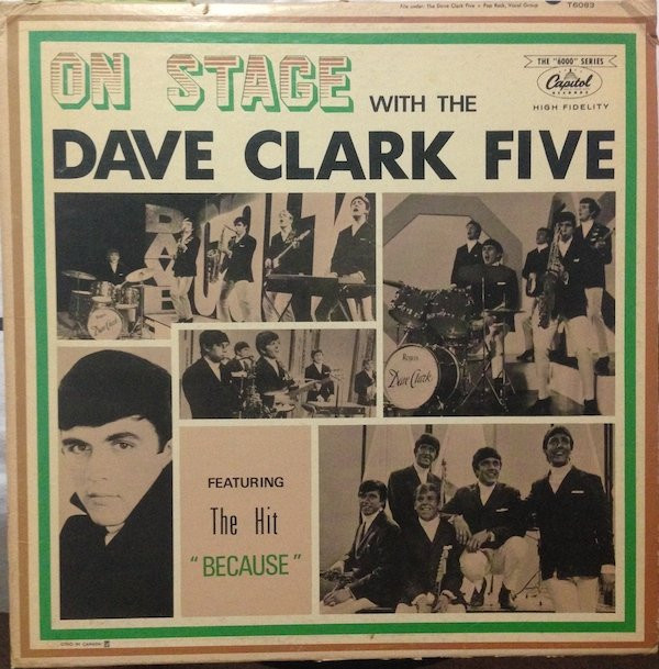 Dave Clark Five - On Stage With The Dave Clark Five | Capitol Records (T6083) - main Dave Clark Five - On Stage With The Dave Clark Five | Capitol Records (T6083) - main