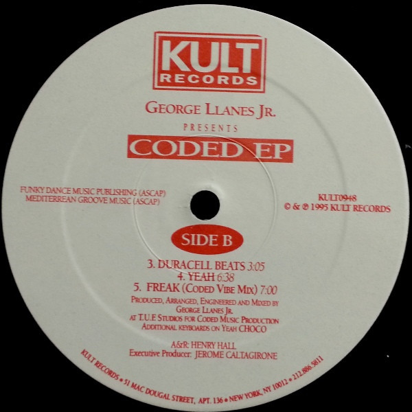 George Llanes, Jr. - Coded EP | Kult Records (KULT0948) - 4