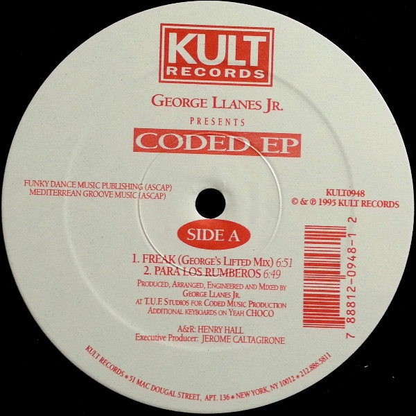 George Llanes, Jr. - Coded EP | Kult Records (KULT0948) - 3