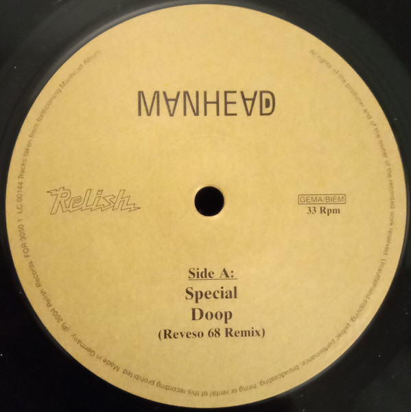 Manhead - Special | Relish Records (FOR 3050)