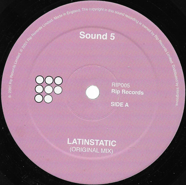 Sound 5 - Latinstatic | Rip Records (RIP005) - 3