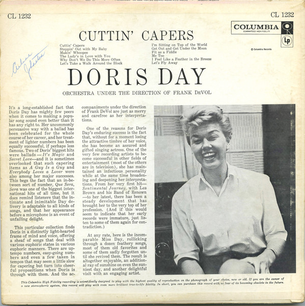 Doris Day - Cuttin' Capers | Columbia (CL 1232) - 2 Doris Day - Cuttin' Capers | Columbia (CL 1232) - 2