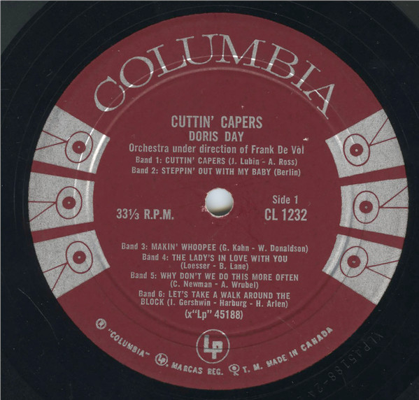 Doris Day - Cuttin' Capers | Columbia (CL 1232) - 3 Doris Day - Cuttin' Capers | Columbia (CL 1232) - 3