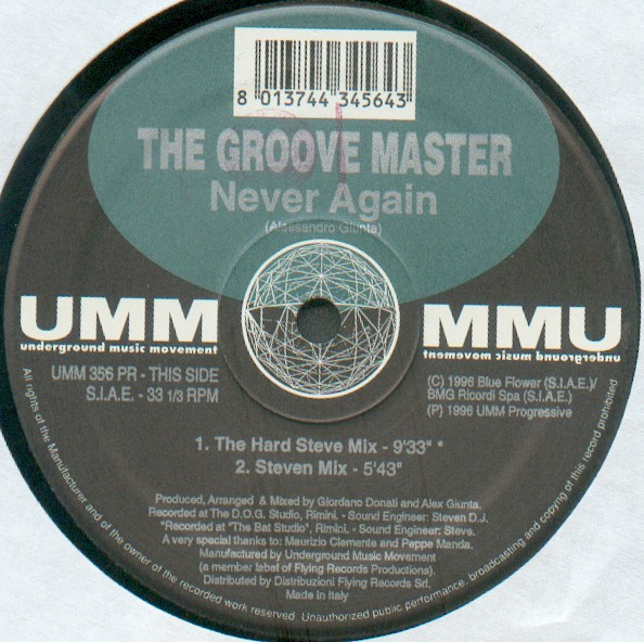 The Groove Master - Never Again | UMM (UMM 356 PR) - main The Groove Master - Never Again | UMM (UMM 356 PR) - main
