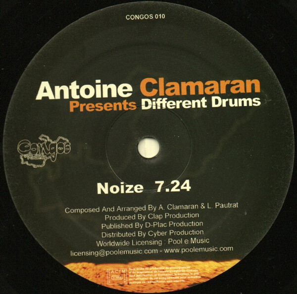 Antoine Clamaran Presents Different Drums - I Feel Love / Noize | Congos Records (Congos 010) - 3 Antoine Clamaran Presents Different Drums - I Feel Love / Noize | Congos Records (Congos 010) - 3