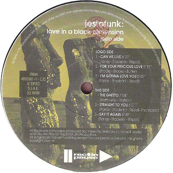 Jestofunk - Love In A Black Dimension | Rec In Pause (IRMA 480390-1) - 3 Jestofunk - Love In A Black Dimension | Rec In Pause (IRMA 480390-1) - 3