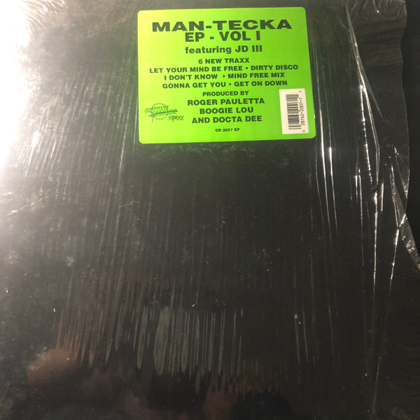 Man-Tecka Featuring JD III - Man-Tecka EP Vol 1 | Cutting Traxx (CR-2007EP) - 3 Man-Tecka Featuring JD III - Man-Tecka EP Vol 1 | Cutting Traxx (CR-2007EP) - 3