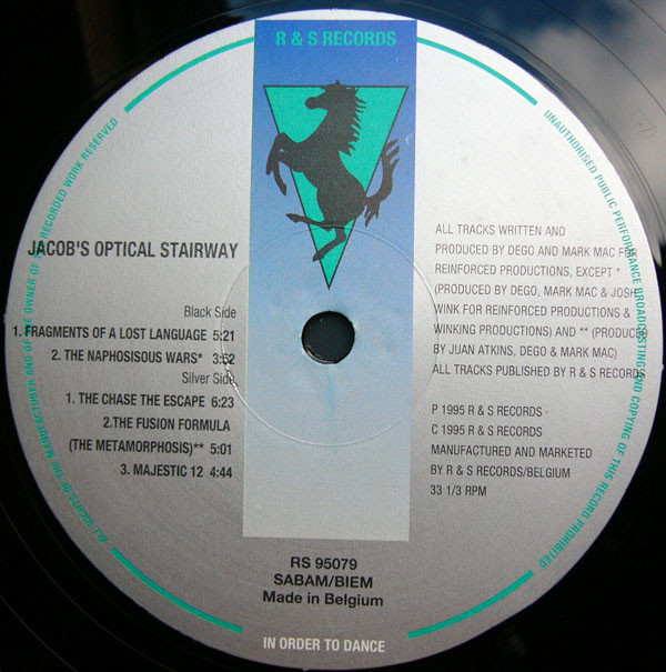 Jacob's Optical Stairway - Jacob's Optical Stairway | R & S Records (RS 95079) - 4