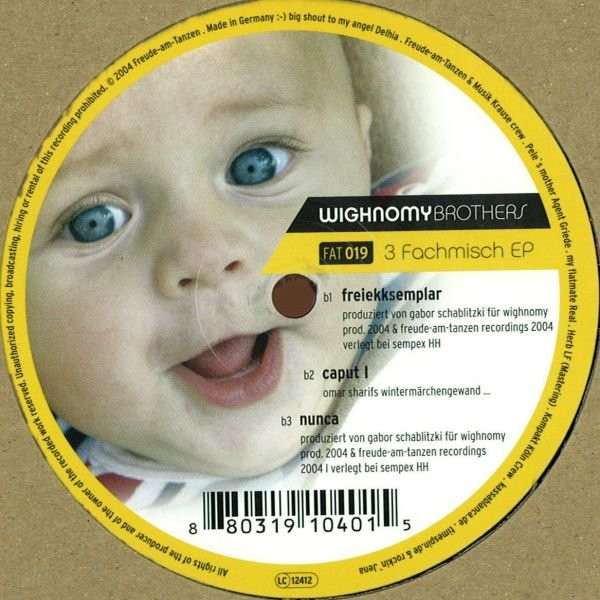 Wighnomy Brothers - 3 Fachmisch EP | Freude Am Tanzen (FAT 019) - 4