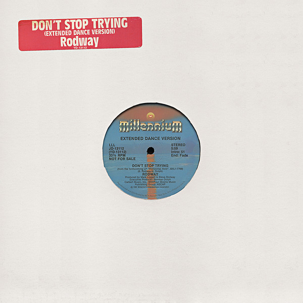 Rodway - Don't Stop Trying | Millennium (JD-13112) - main Rodway - Don't Stop Trying | Millennium (JD-13112) - main